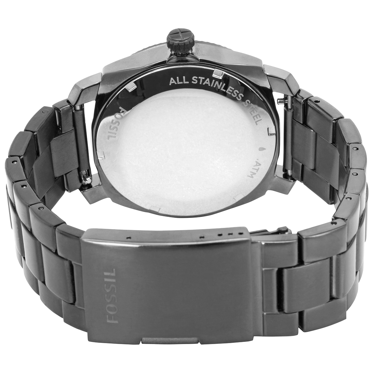 Fossil Machine Black Dial Smoke Ion 