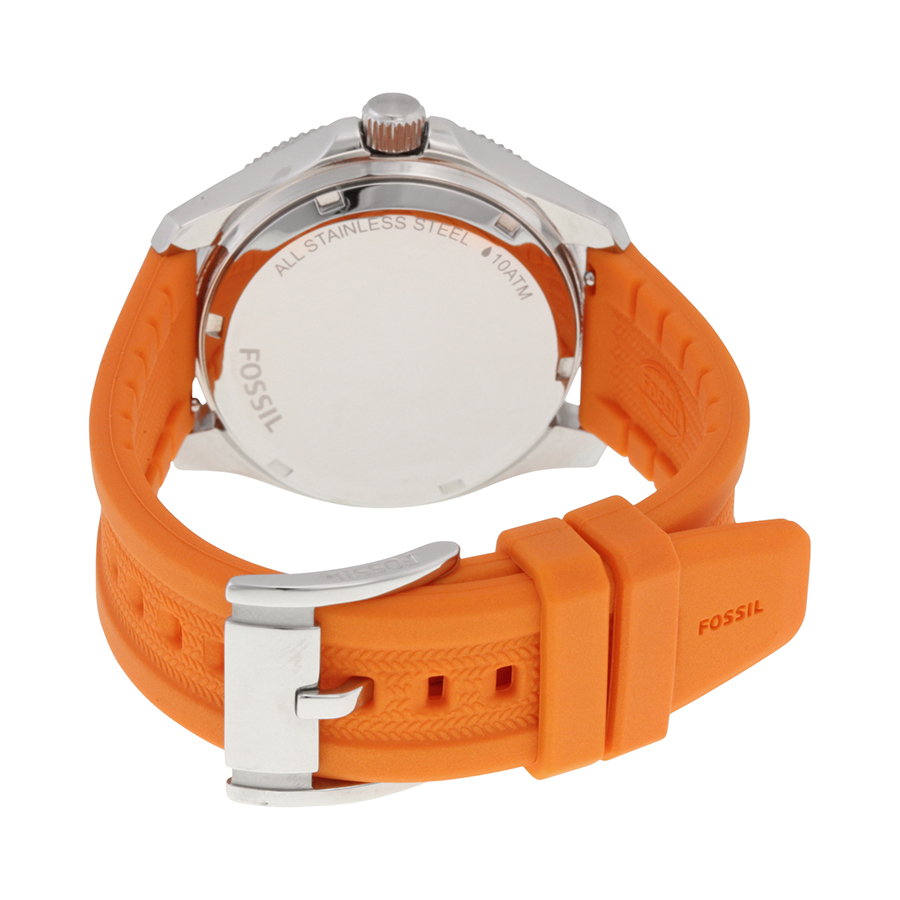 Orange Dial Orange Silicone Ladies 