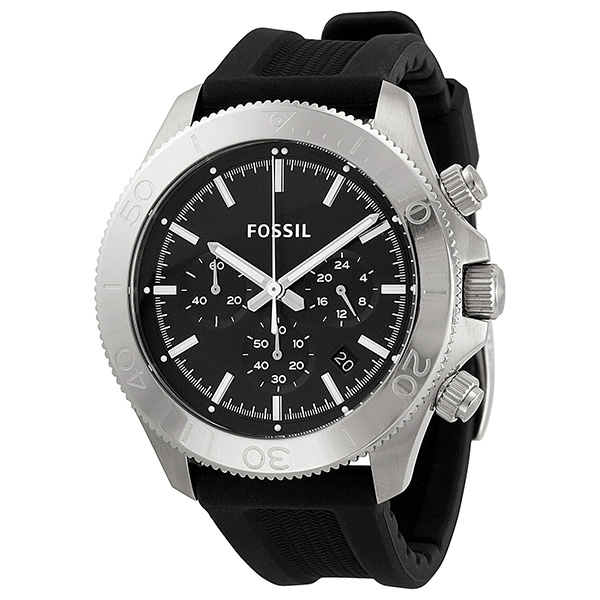 Fossil Retro Traveler Chronograph Black 