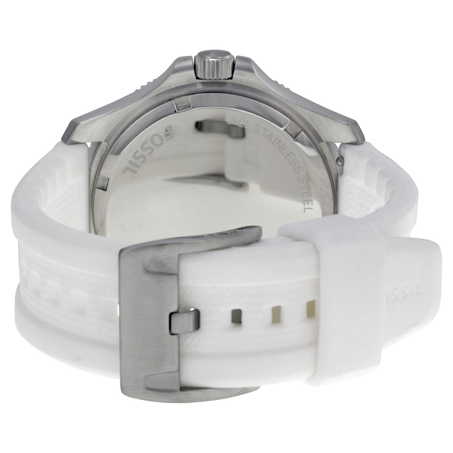 Fossil Retro Traveler White Dial White 