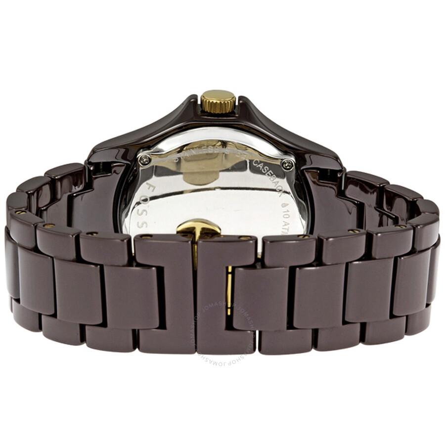 fossil chocolate watch