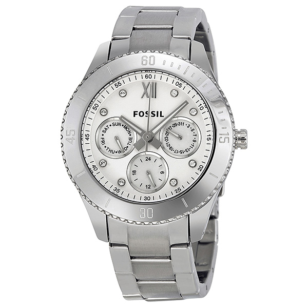 Fossil Stella Multifunction Silver Dial 