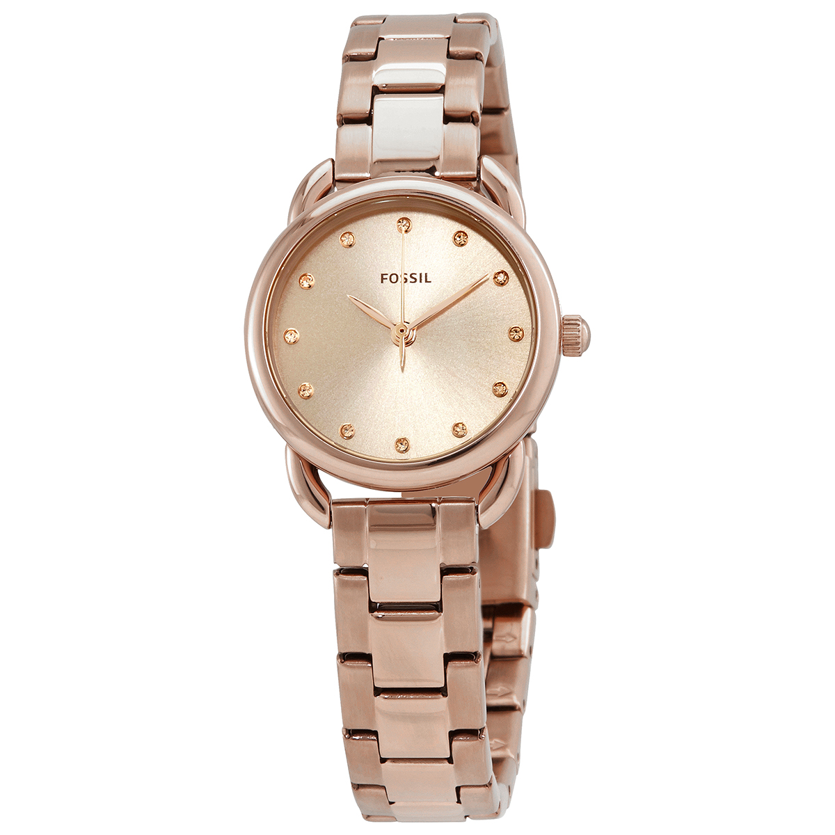 Fossil Tailor Mini Quartz Crystal Rose 
