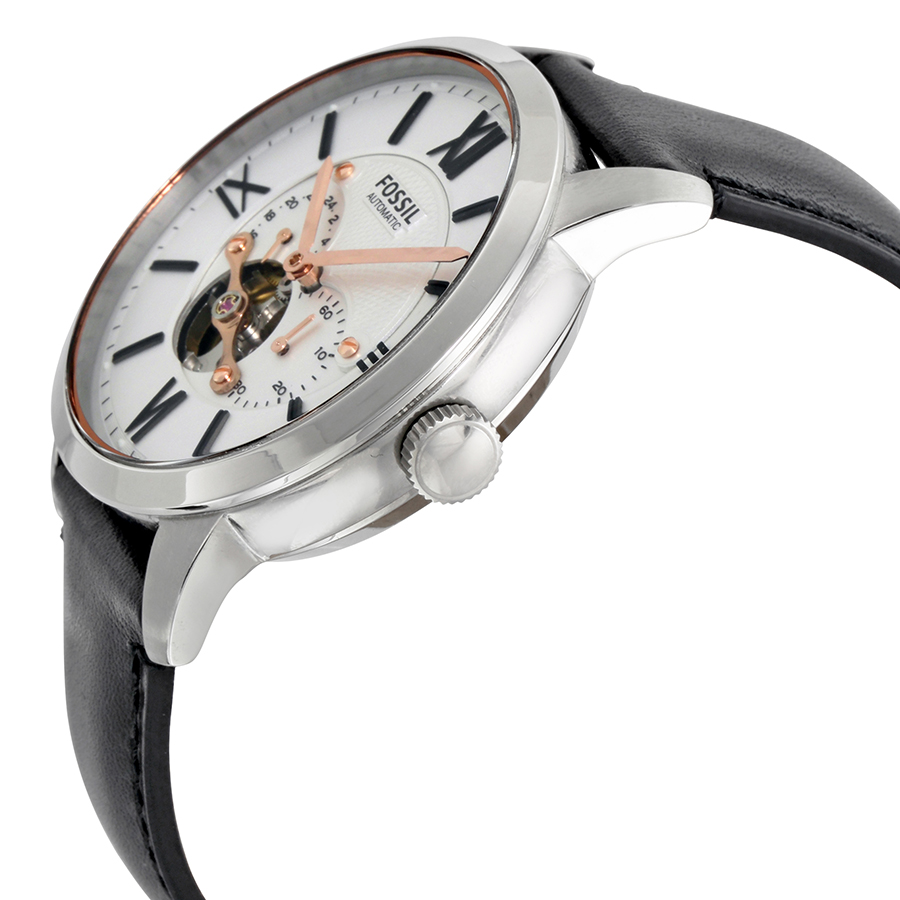 Fossil Townsman White Dial Black 