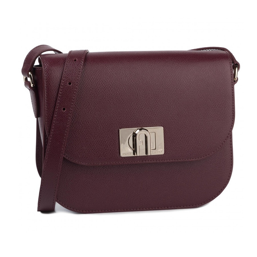 Furla Ladies 1927 Small Leather Crossbody Bag In Burgundy 1064443BAFJ