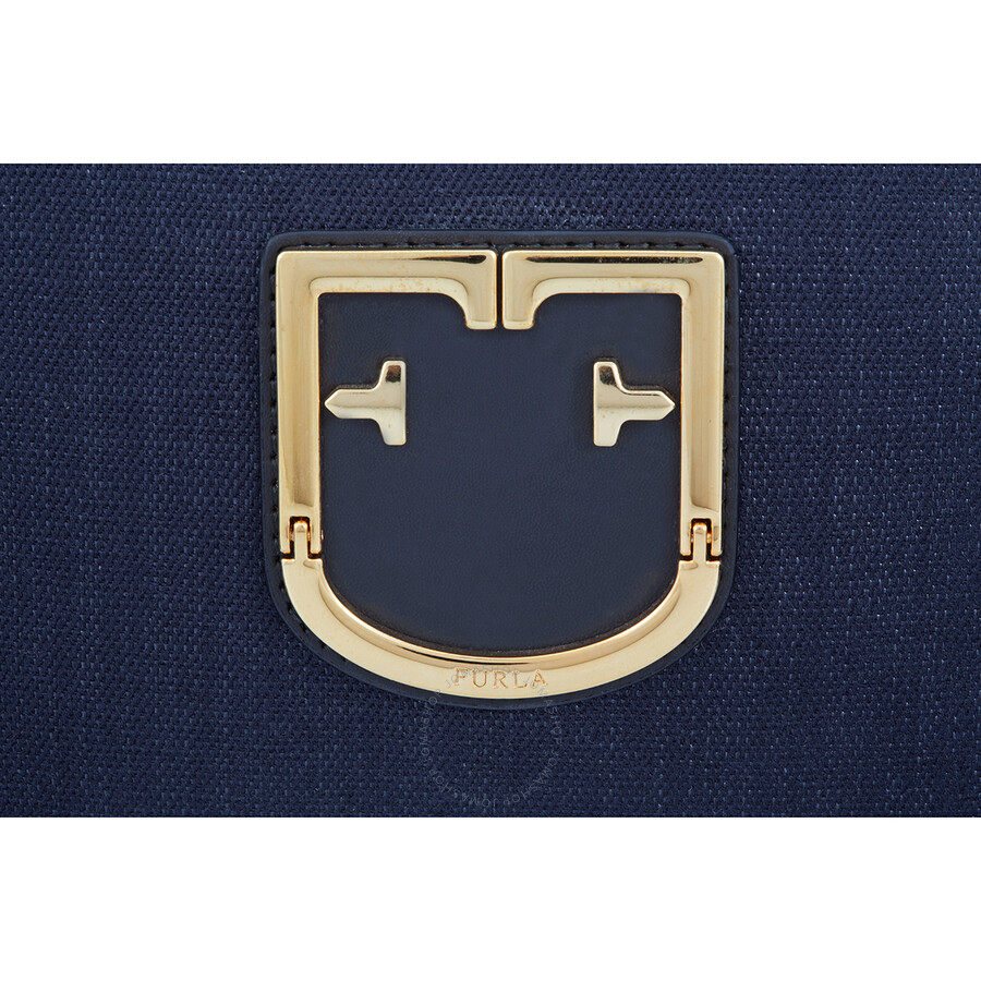 Furla Ladies Black Brava Mini Crossbody Bag 1007875 8050560252410