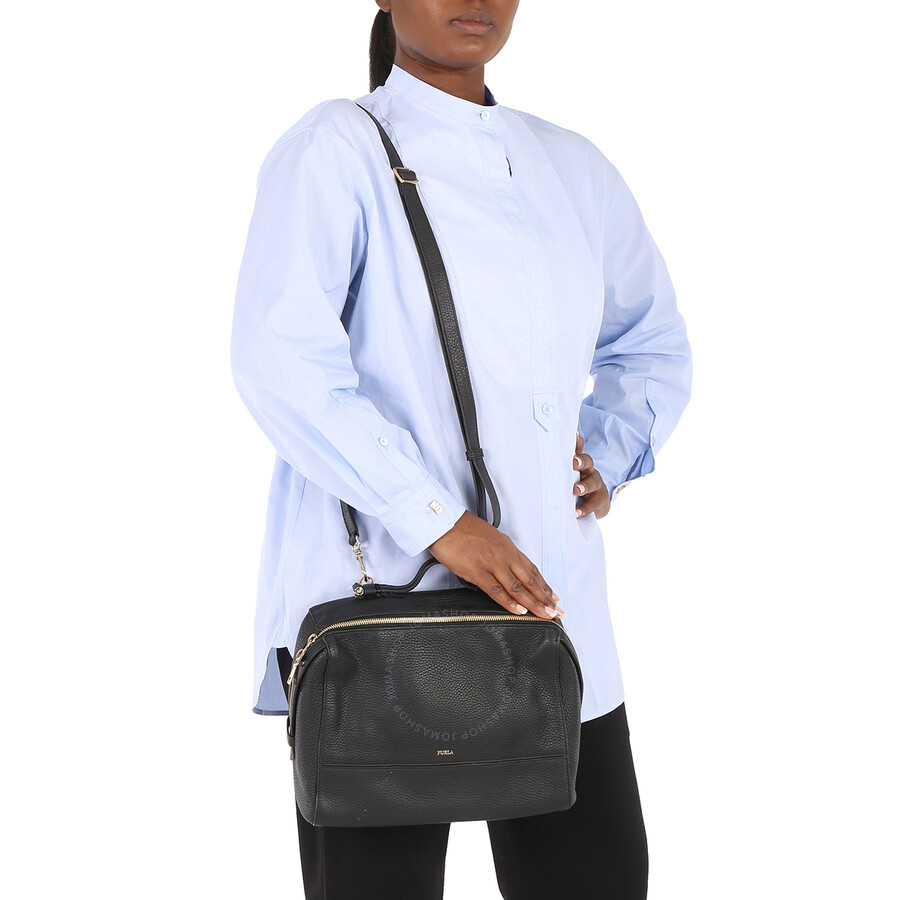 Furla Ladies Excelsa Shoulder Bag In Onyx 961814 8034022055917