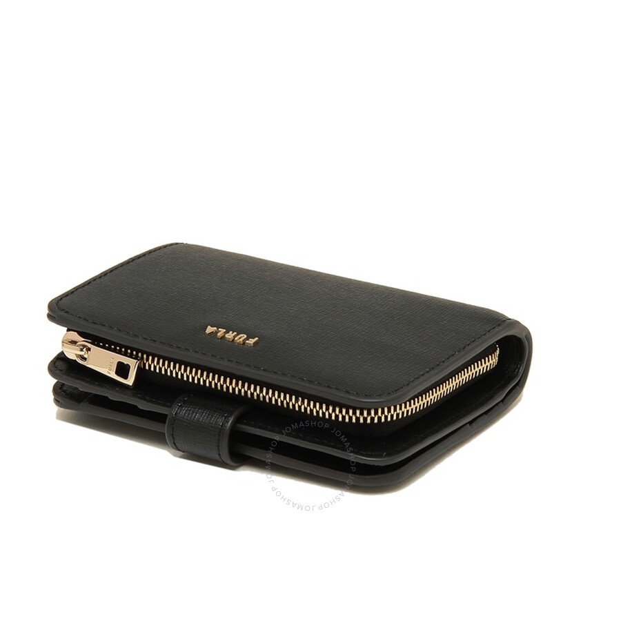 Furla Zip Around Black Leather Wallet 1057122PCY0B30O60