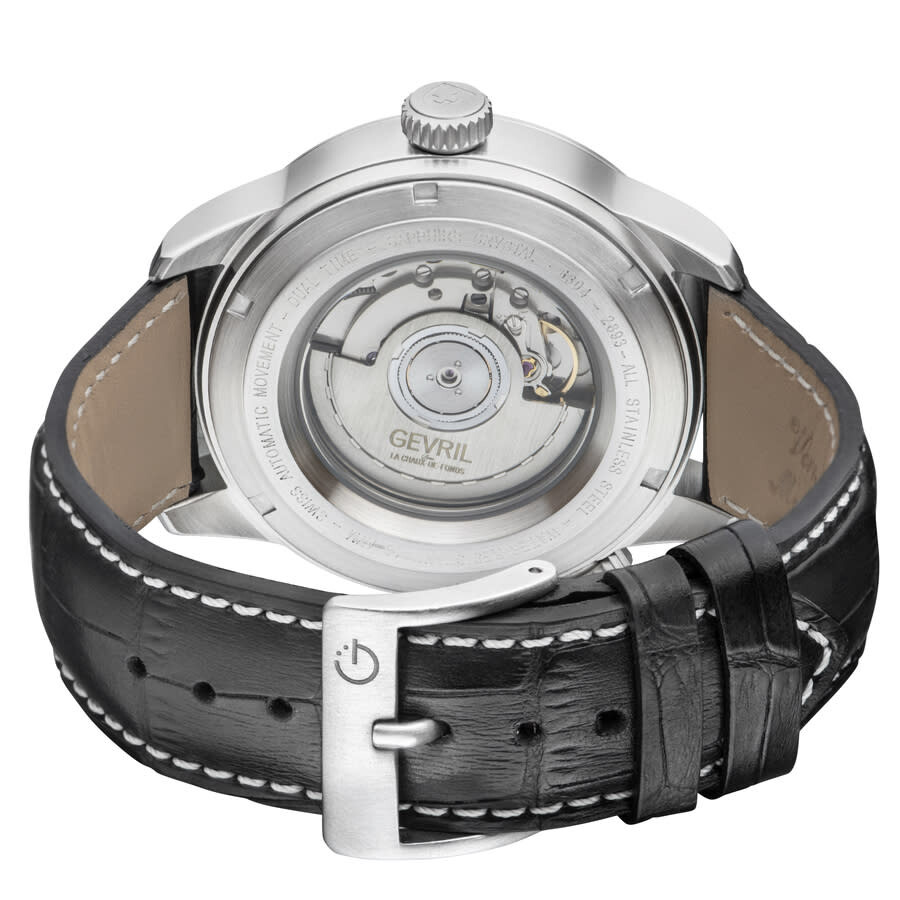 Gevril Canal St Automatic Black Dial Men's Watch 46009 840840123008