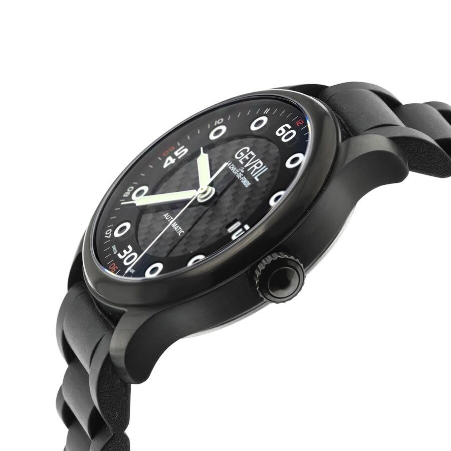 Gevril Canal St Automatic Black Dial Men's Watch 46400 840840125019