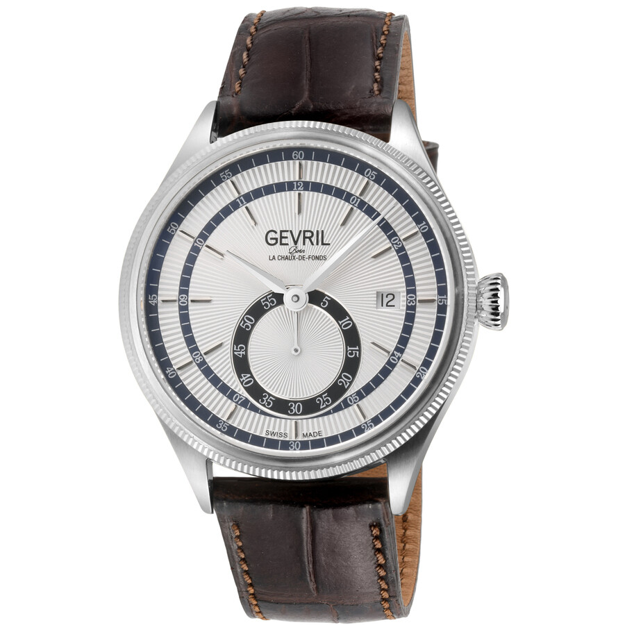 Gevril Empire Automatic White Dial Men's Watch 48101 840840142597
