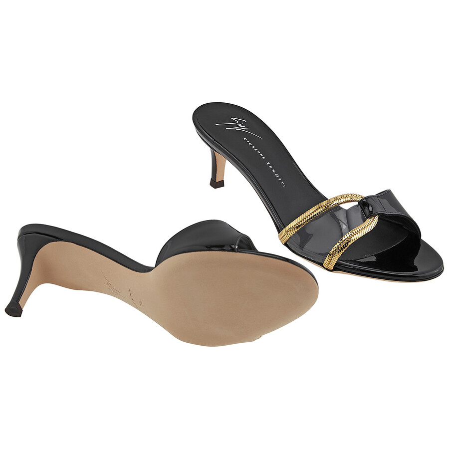 Giuseppe Zanotti Ladies Black GZ Infinity Mules, Brand Size 37 ( US ...
