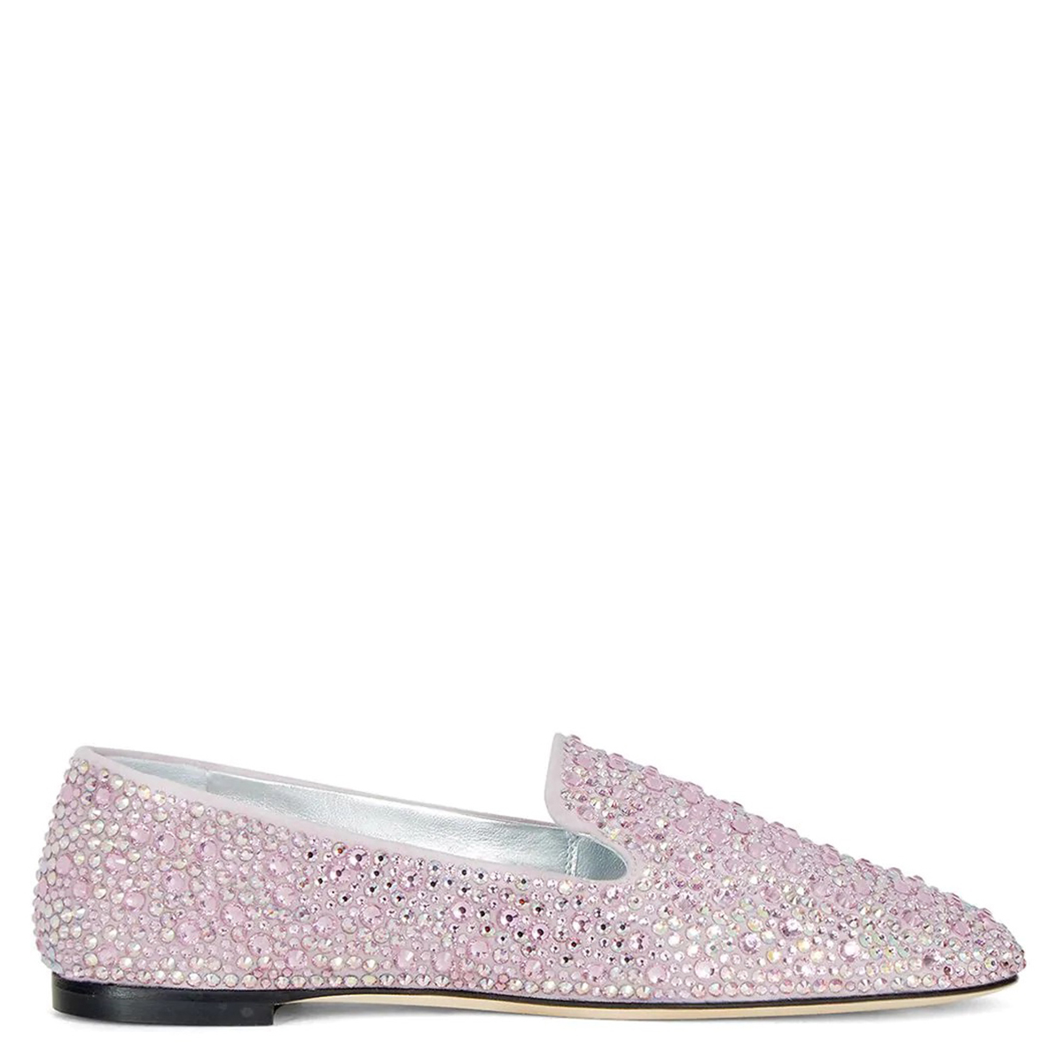 Crystal-Embellished Loafers