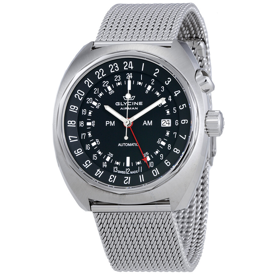 Airman SST 12 Automatic Men's GMT Mesh Watch