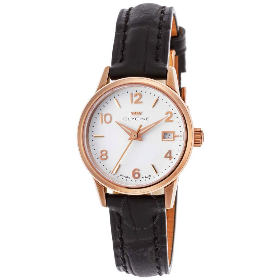 Classic White Dial Ladies Watch