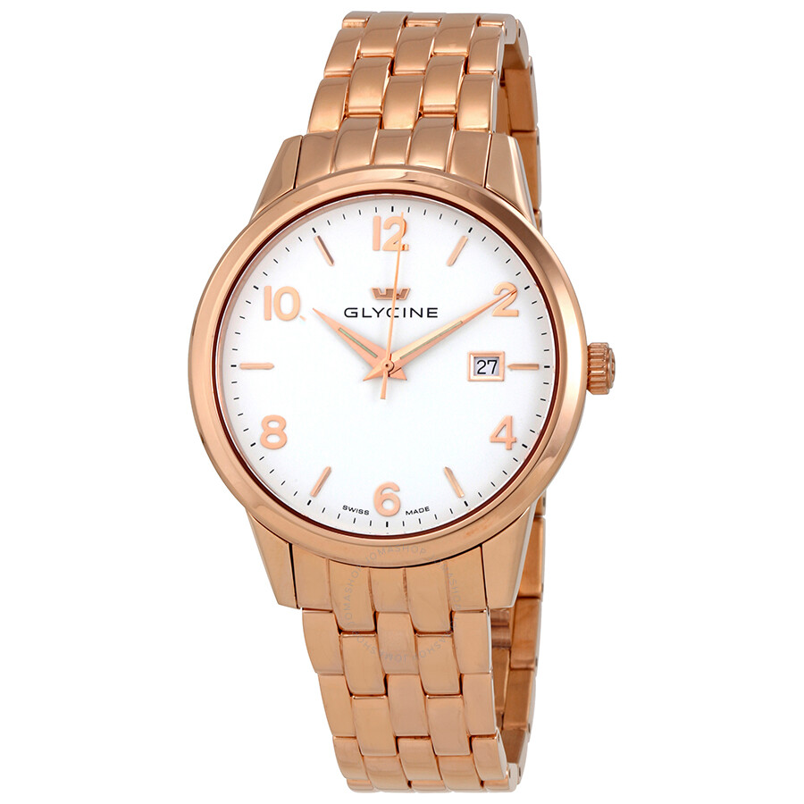 Classic White Dial Men's Watch