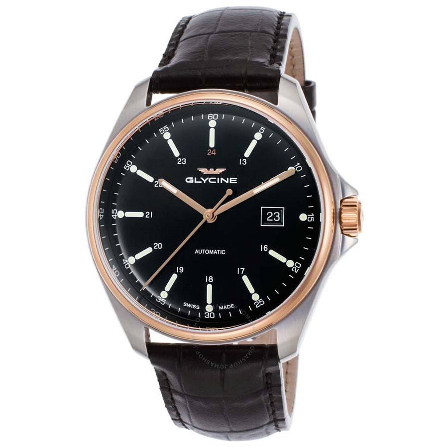 Combat 6 Black Dial Automatic Men's Watch