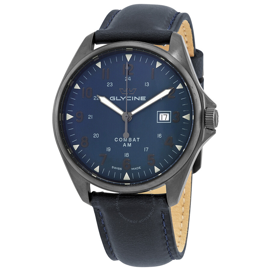 Combat 6 Vintage Automatic Dark Blue Dial Men's Watch