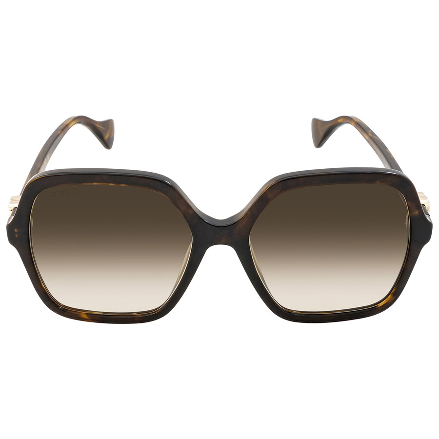 Gucci Brown Butterfly Ladies Sunglasses GG1072SA002 56 889652380384