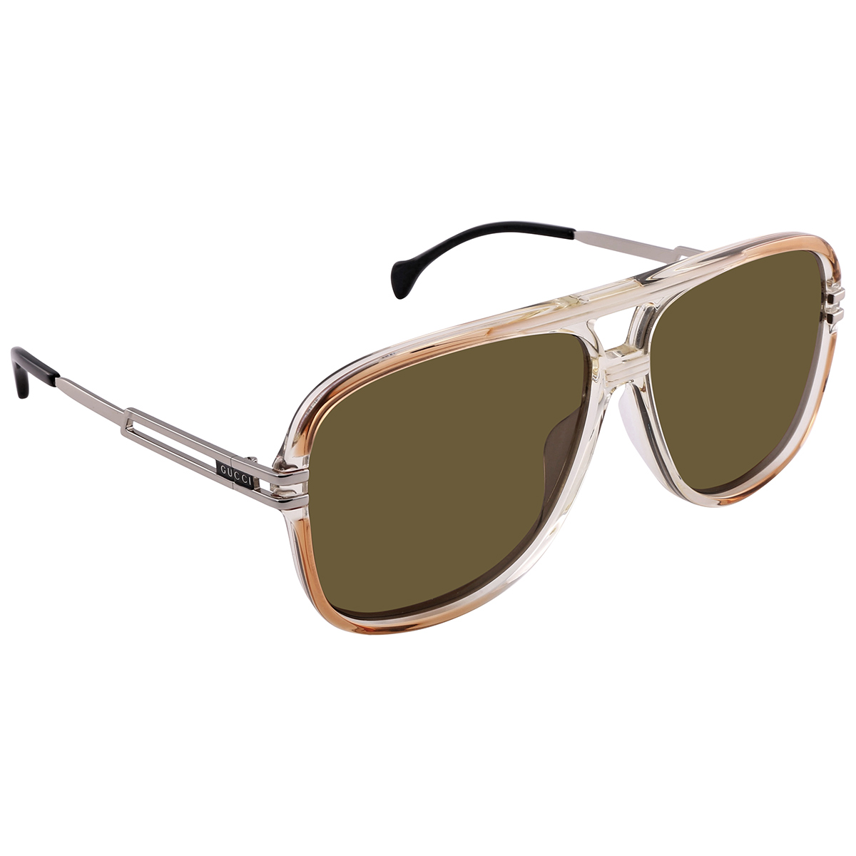 Gucci Men's Navigator Sunglasses Brown main image 1