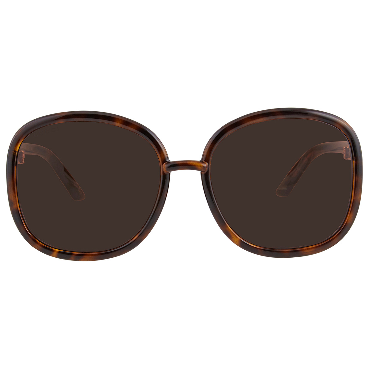 Gucci Brown Oversized Ladies Sunglasses 