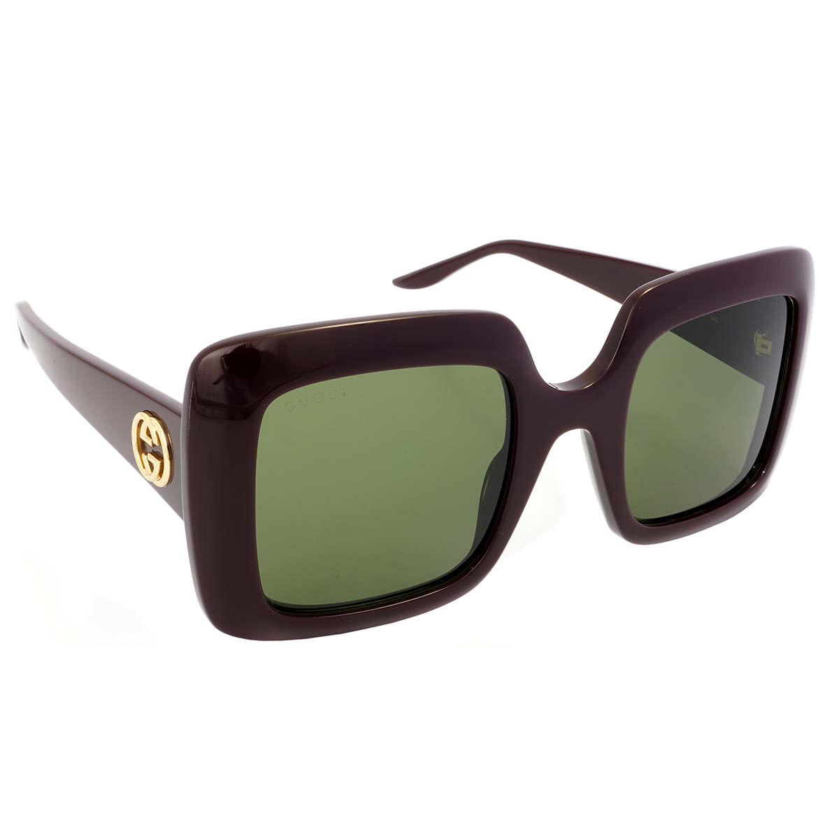 Gucci Green Oversized Ladies Sunglasses GG0896S 003 52 889652326528 -  Sunglasses - Jomashop