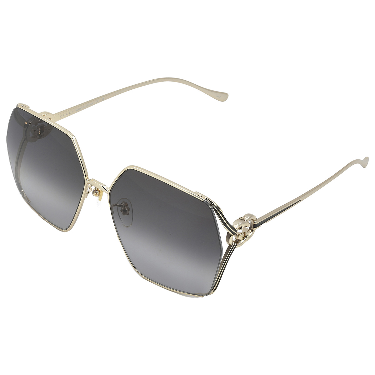 GG1322SA-001 Sunglasses, Gold/Grey