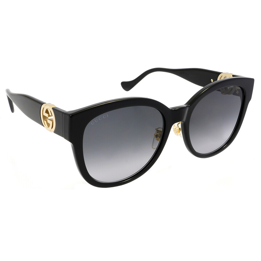 Gucci Grey Cat Eye Ladies Sunglasses GG1028SK 001 56 889652358055 Sunglasses