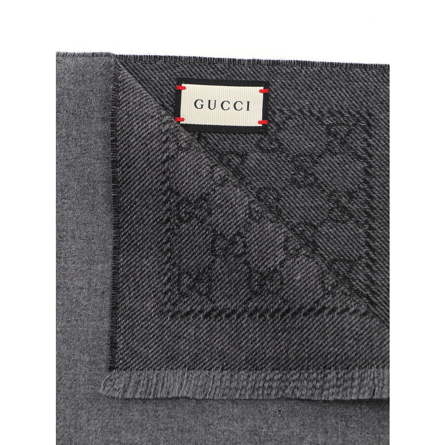dark grey gucci scarf