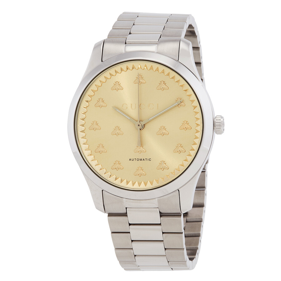 Gucci G Timelss Champagne Dial Men #39 s Watch YA126378 Watches G