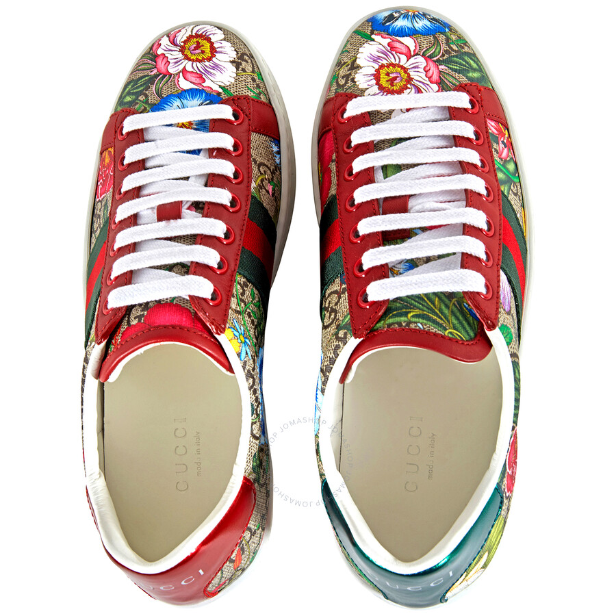 Gucci ace gg flora sneakers Clearance