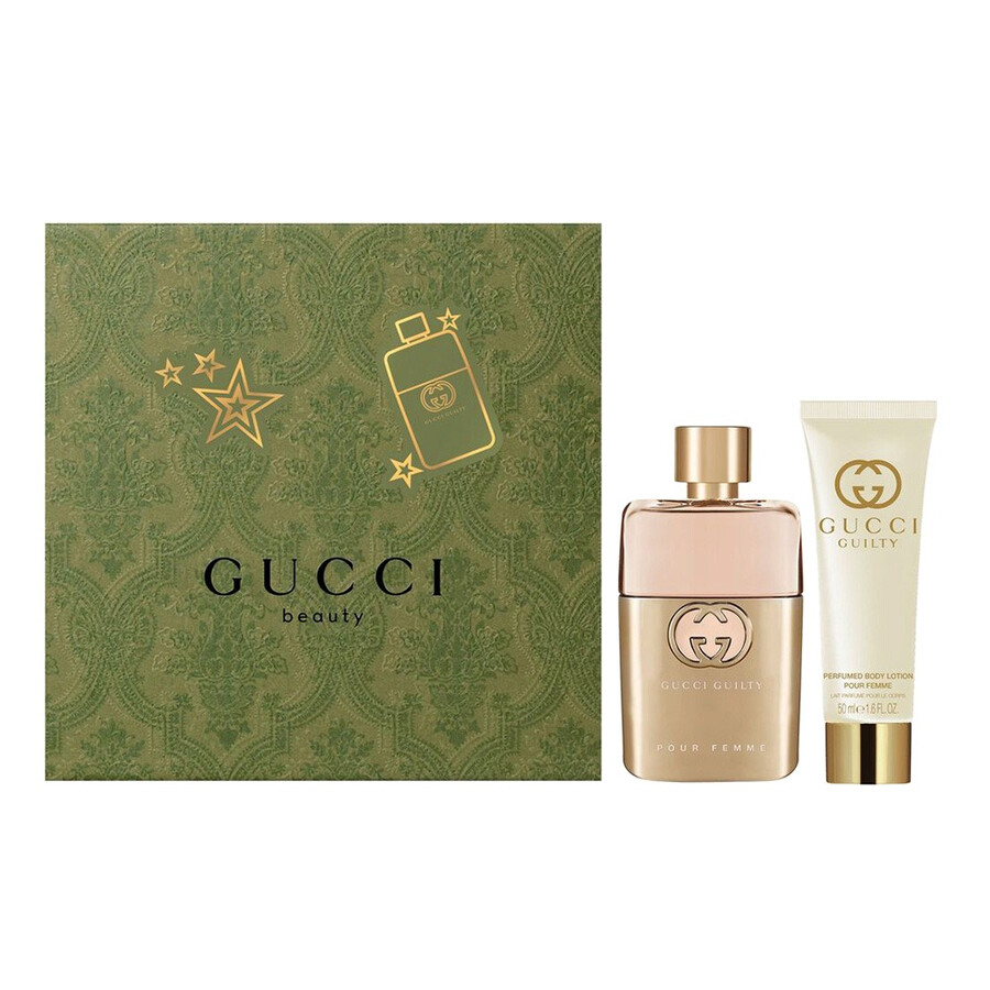 Gucci Ladies Gucci Guilty Gift Set Fragrances 3616304678950