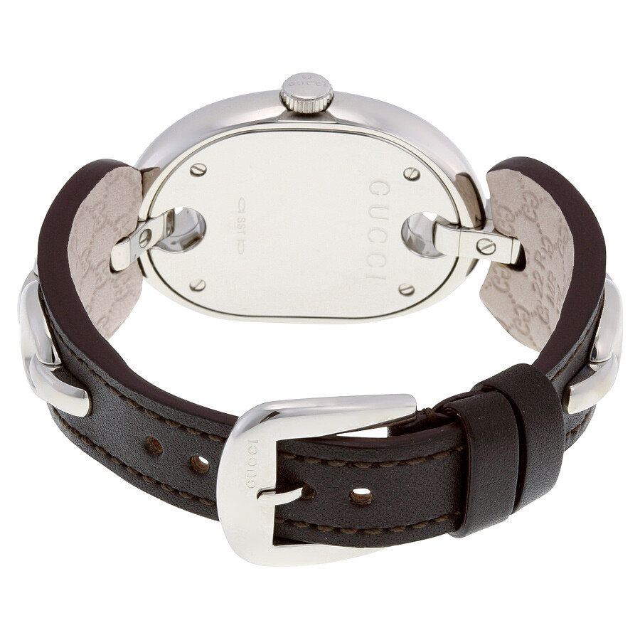 Gucci Marina Chain Brown Dial Ladies Watch YA121310 731903313477