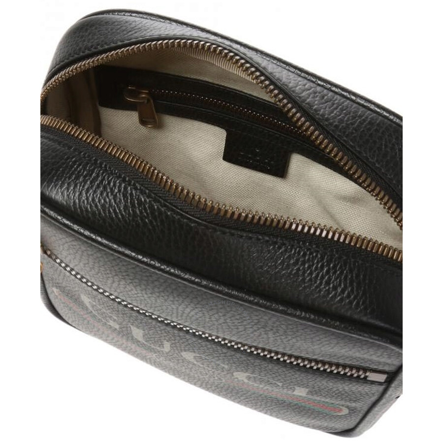Gucci Print Messenger Bag in Black 523591 0QRAT 8163 Handbags, Gucci