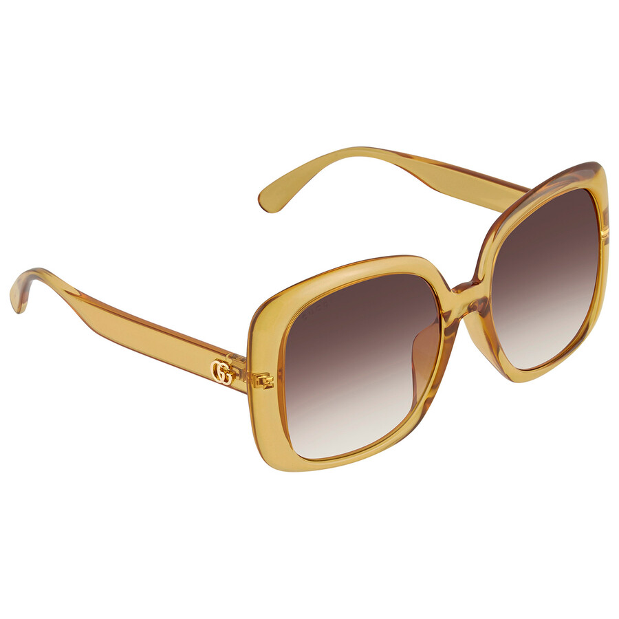 red frame gucci sunglasses