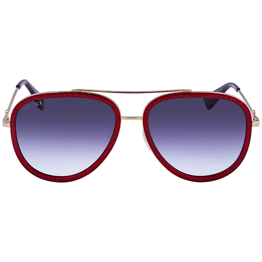 Gucci Urban Blue Gradient Round Ladies 