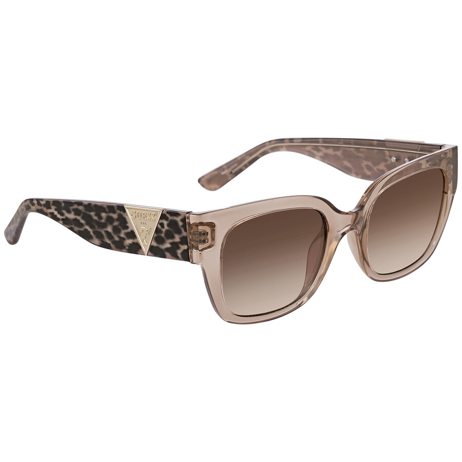 Guess Brown Mirror Square Ladies Sunglasses GU7742 57G 53 889214226372