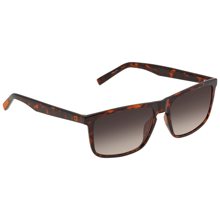 Guess Brown Mirror Square Men's Sunglasses GU00025 52G 59 889214264794