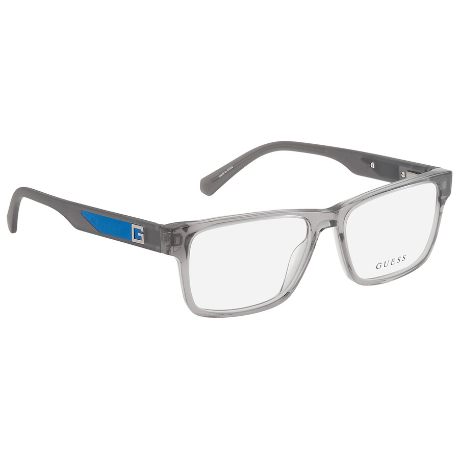 Guess Demo Rectangular Men's Eyeglasses GU50018 020 52 889214214836