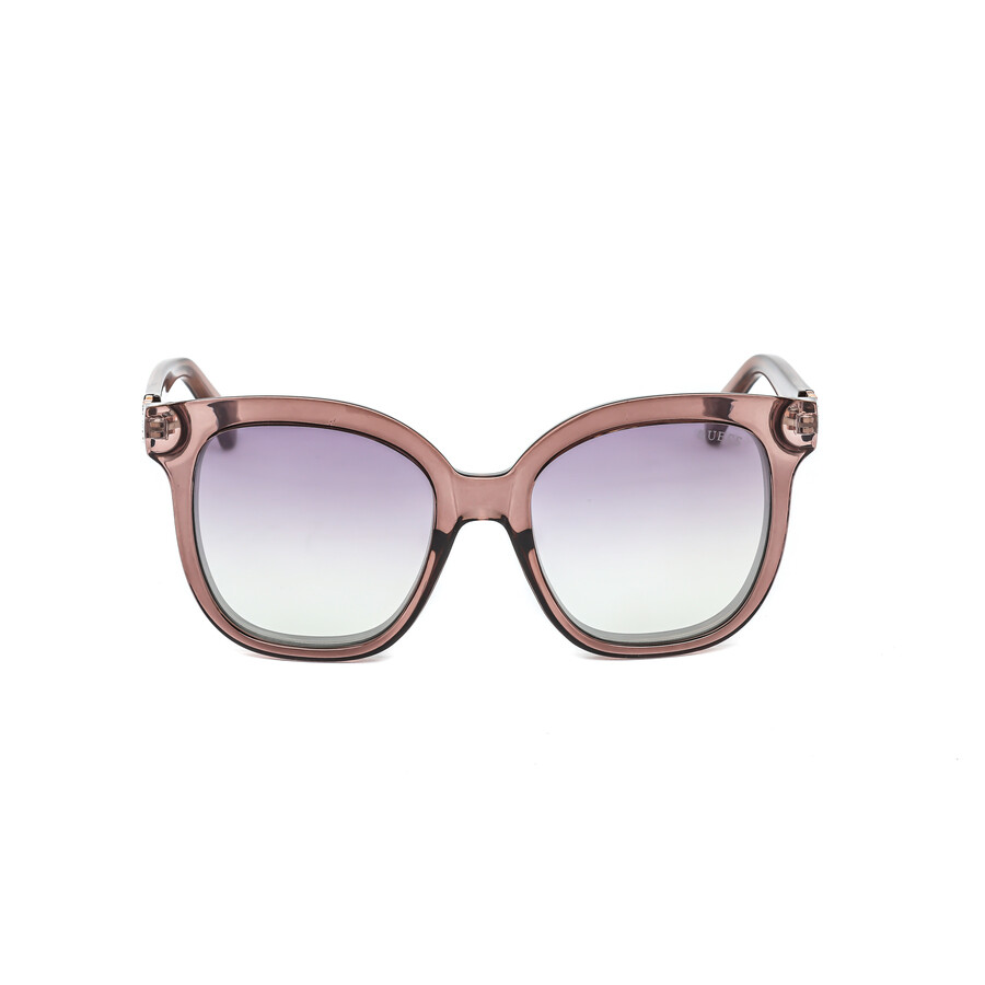 Guess Ladies Purple Square Sunglasses GF6086 78Z 54 889214067050