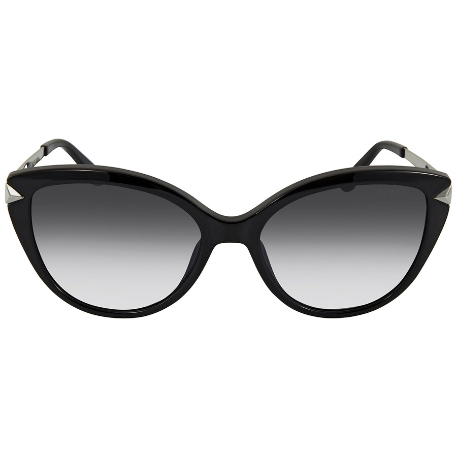 Guess Smoke Mirror Cat Eye Ladies Sunglasses GU7658 01C 56 889214113788 Sunglasses