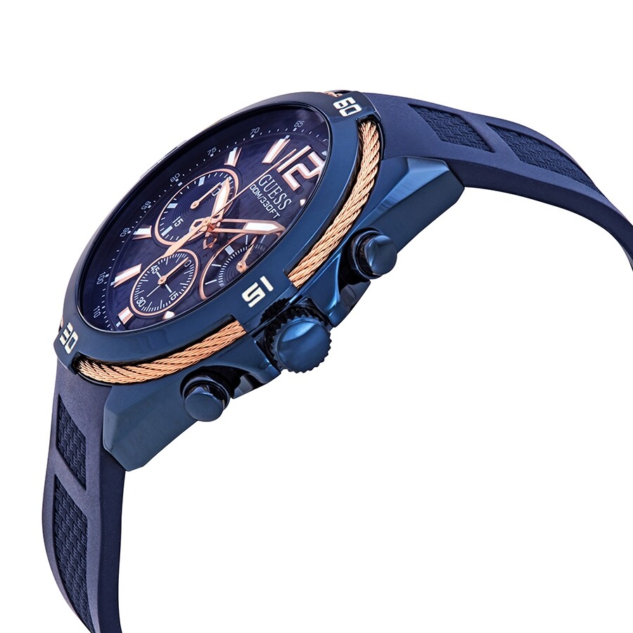 Guess Surge Chronograph Blue Dial Men's Watch W1168G4 091661487903