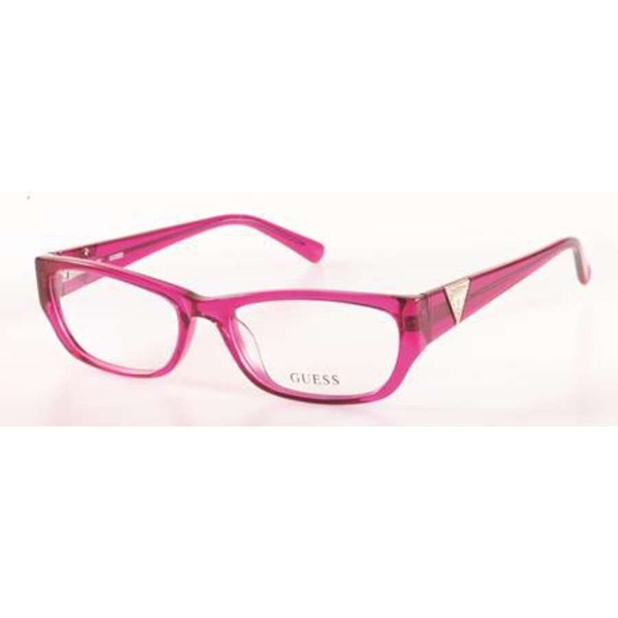 pink guess eyeglass frames