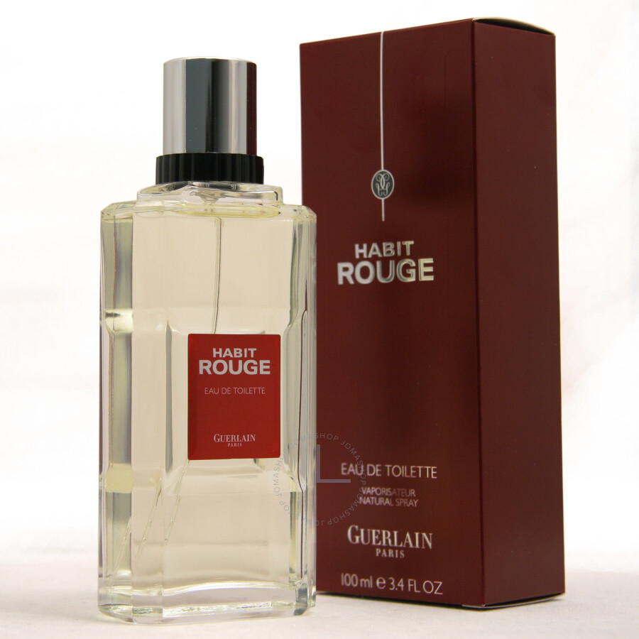 Guerlain Habit Rouge Guerlain Edt Spray 3 3 Oz M 3346470235533 Men S Colognes Mens Eau De Toilette Jomashop