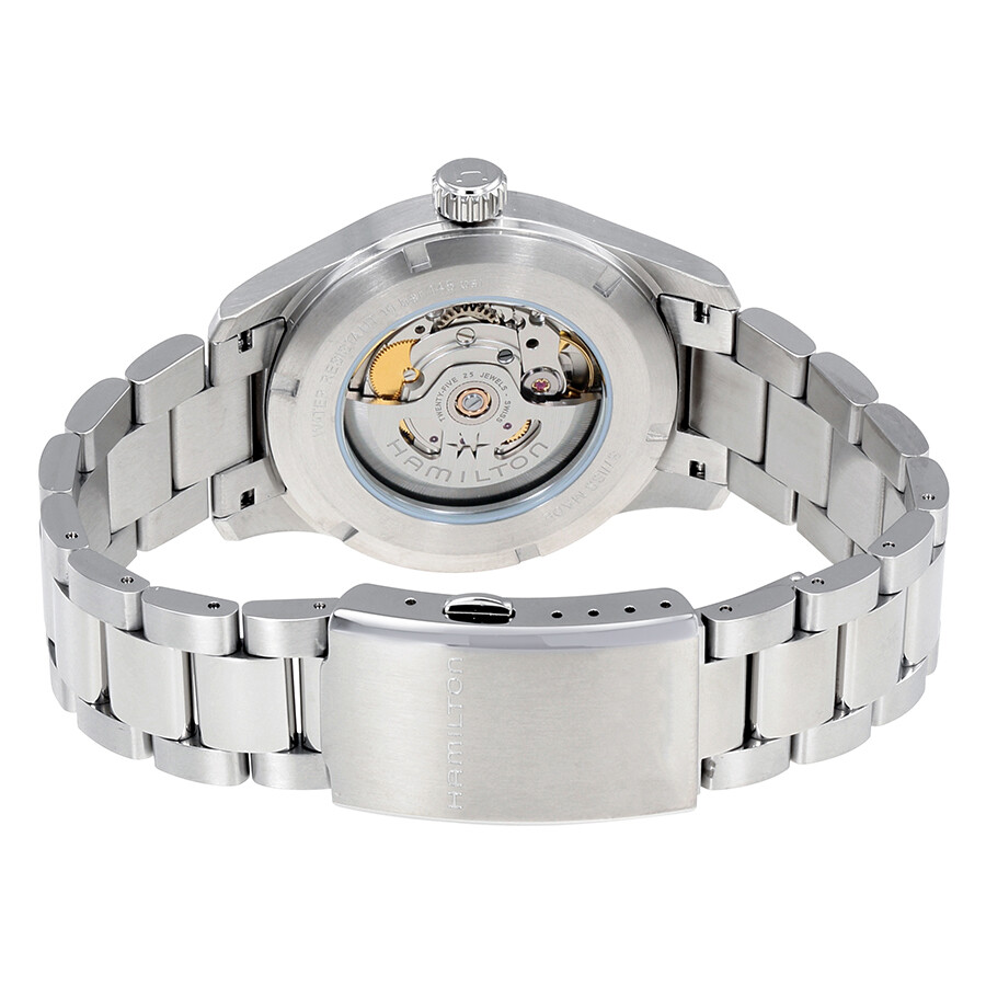 Hamilton Khaki Field Automatic Blue Dial Men S Steel Watch H70305143 H70305143 Hamilton Khaki Field Jomashop