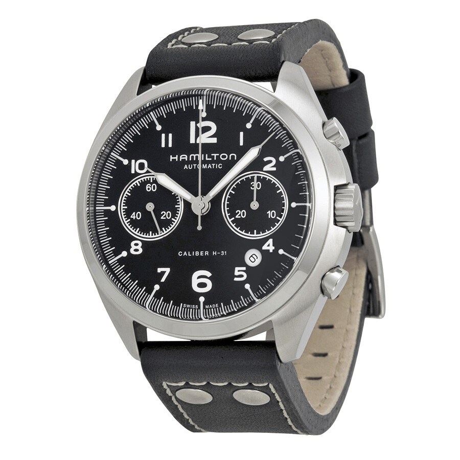 Hamilton Khaki Pilot Pioneer Automatic Chronograph Men S Watch H76416735 H76416735 Watches Hamilton Jomashop