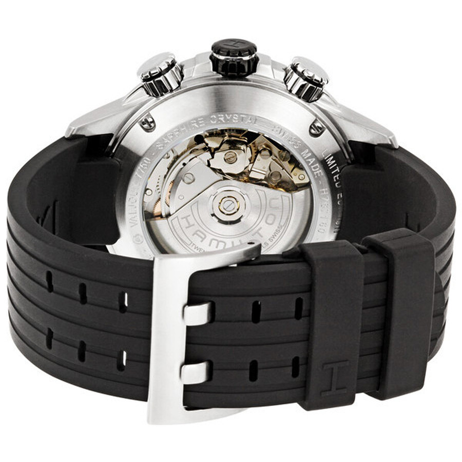 Hamilton Khaki X Fuel Chronograph Automatic Black Dial Men's Watch