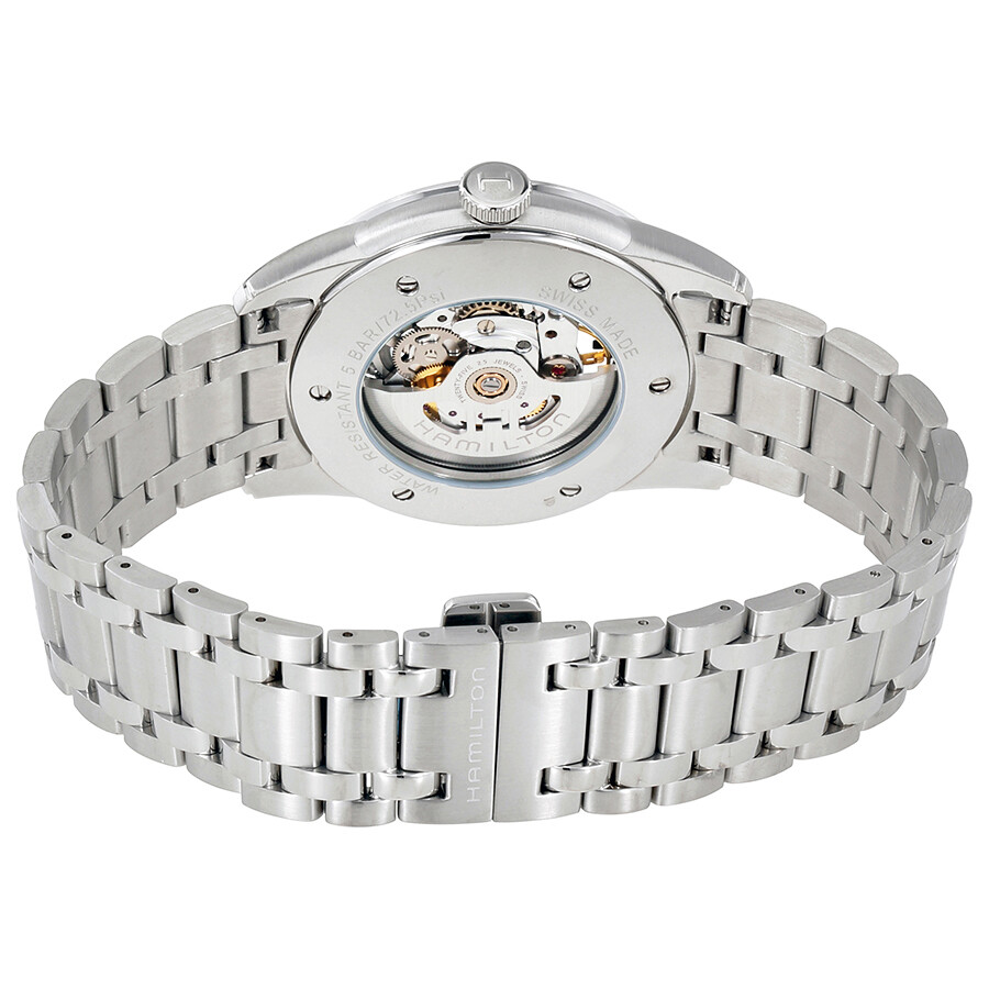 Hamilton Railroad Automatic Black Skeleton Dail Men's Watch H40655131 ...
