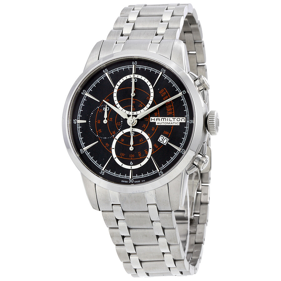 Railroad Automatic Black Dial Men's Watch