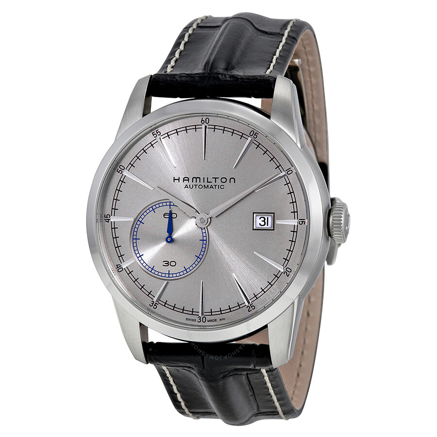 Railroad Automatic Silver Grey Dial Men's Watch